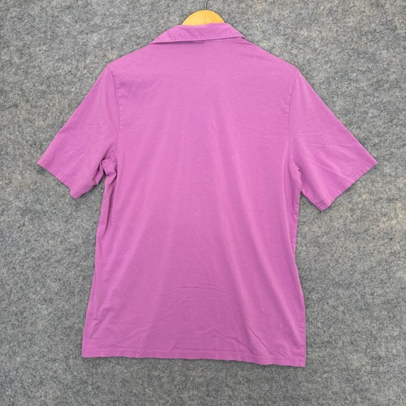 Criquet Polo Golf Shirt Mens Large Pima Cotton Pocket Logo Casual Tee - Picture 9 of 11